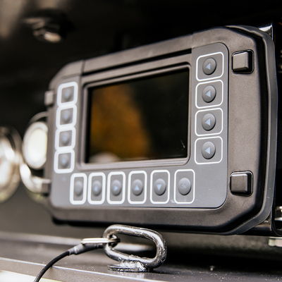 DOLL control assistance system display on the exterior of a vehicle